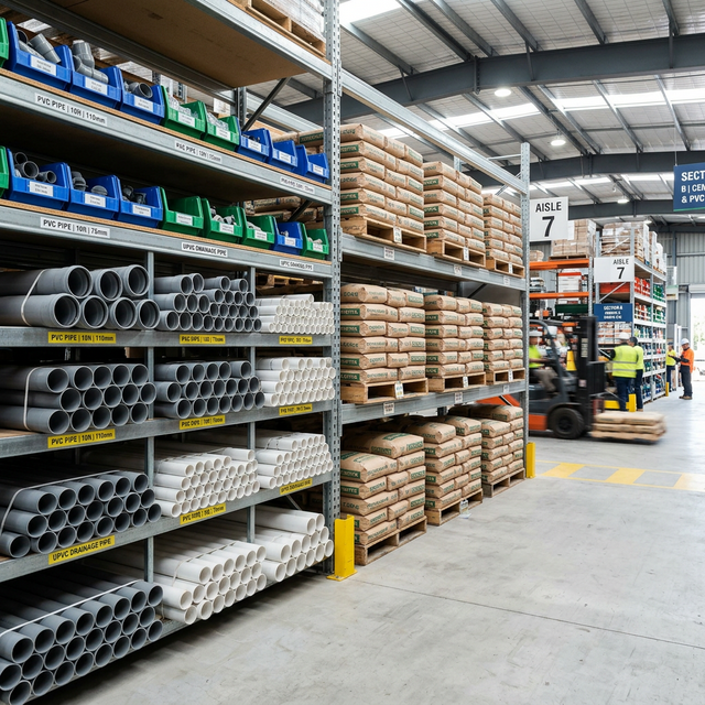 Construction materials stock